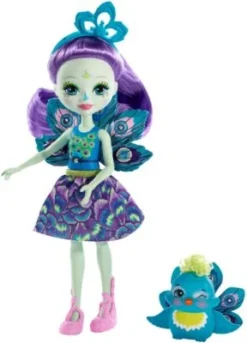 Enchantimals Patter Peacock & Flap Puppe