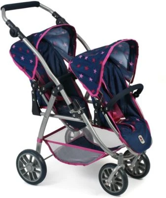 CHIC 2000 Tandem-Buggy Puppenzwillingswagen VARIO 1 CHIC 2000 Tandem-Buggy Puppenzwillingswagen VARIO