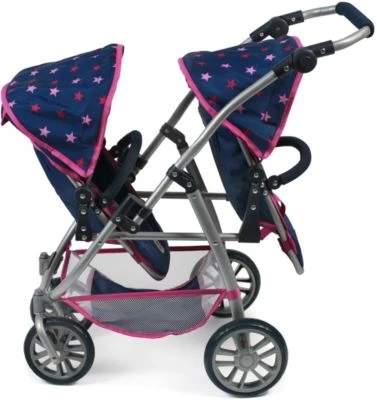 CHIC 2000 Tandem-Buggy Puppenzwillingswagen VARIO 2 CHIC 2000 Tandem-Buggy Puppenzwillingswagen VARIO – Bild 2