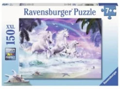 Ravensburger Puzzle Einhörner Am Strand, 150 Teile XXL