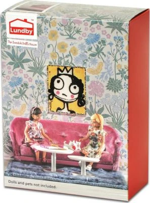 Lundby Puppenhaus Wohnzimmer-Set 6 Lundby Puppenhaus Wohnzimmer-Set – Bild 6