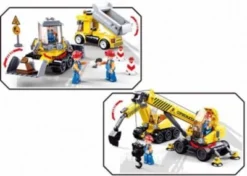 Sluban Baustellenfahrzeuge Set (463 Teile) -Spielzeugladen 15025412 04