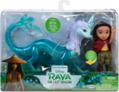 JAKKS PACIFIC Raya Der Letzte Drache - Kleine Raya Puppe & Sisu Drache 15 Cm Mit Funktion -Spielzeugladen 15523145 05