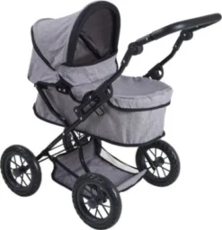 KNORRTOYS.COM Puppenwagen First, Stone Black