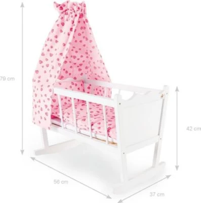 Pinolino Puppenwiege „Merle” 2 Pinolino Puppenwiege „Merle” – Bild 2