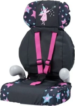 BAYER Puppen-Autositz Deluxe, Schwarz