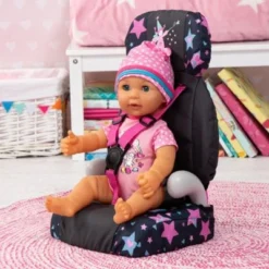 BAYER Puppen-Autositz Deluxe, Schwarz -Spielzeugladen 16933556 05