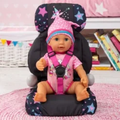 BAYER Puppen-Autositz Deluxe, Schwarz -Spielzeugladen 16933556 06