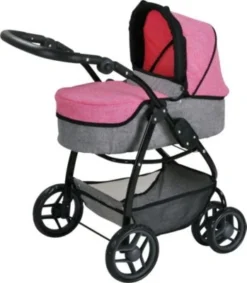 KNORRTOYS.COM Kombi-Puppenwagen Coco - Jeans Grey -Spielzeugladen 17623497 03