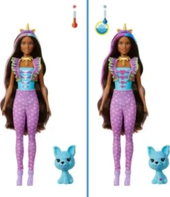 Barbie Color Reveal Puppe & Haustier, Fantasy Fashion Einhorn -Spielzeugladen 18515241 05