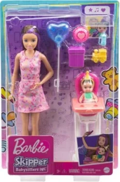 Barbie Skipper Babysitter Puppe, Geburtstag-Spielset Mit Farbwechsel -Spielzeugladen 18515487 06