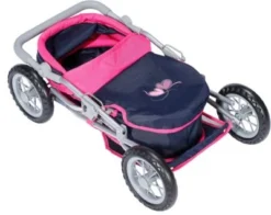 KNORRTOYS.COM Puppenwagen First - Flying Hearts Blue Pink -Spielzeugladen 18848478 03
