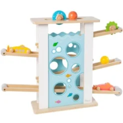 Howa Kugelbahn Aus Holz Mit 6 Rollelementen