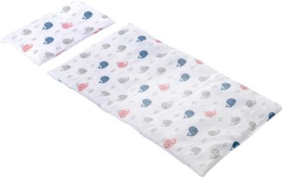 MyToys ORIGINALS Holz Puppenbett, Grau Mit Bettwäsche 5 MyToys ORIGINALS Holz Puppenbett, Grau Mit Bettwäsche – Bild 5