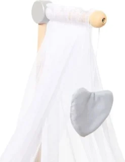 MyToys ORIGINALS Holz Puppenbett, Grau Mit Bettwäsche 11 MyToys ORIGINALS Holz Puppenbett, Grau Mit Bettwäsche -Spielzeugladen 19919009 06