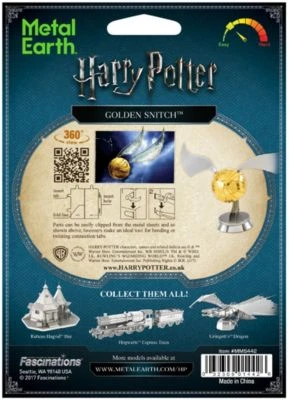 Metal Earth: Harry Potter Golden Snitch 3 Metal Earth: Harry Potter Golden Snitch – Bild 3