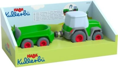 HABA 305562 Kullerbü – Traktor Mit Anhänger 4 HABA 305562 Kullerbü – Traktor Mit Anhänger – Bild 4