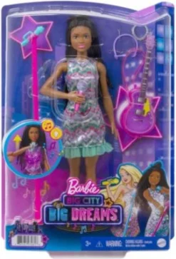 Barbie Big City Dreams Brooklyn Sängerin Puppe Mit Leuchtendem Kleid Und Musik Inkl. Zubehör -Spielzeugladen 20410535 03