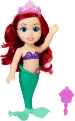 JAKKS PACIFIC Disney Princess Arielle Puppe Mit Haarbürste 35 Cm 1 JAKKS PACIFIC Disney Princess Arielle Puppe Mit Haarbürste 35 Cm