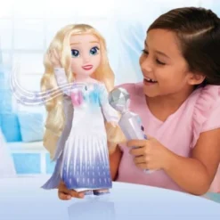 JAKKS PACIFIC Die Eiskönigin 2 - "Sing Mit Mir" Elsa Puppe 35 Cm, Inkl. Mikrofon Licht Und Sound -Spielzeugladen 20904746 05