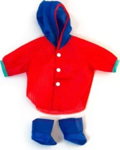 Miniland Puppenregenmantel Und Stiefel 38 Cm