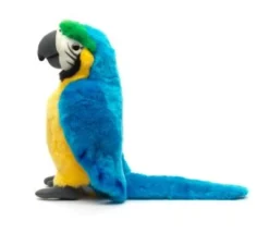 UNI-TOYS® Papagei - Rot Oder Blau - 28 Cm (Höhe) - Plüsch-Vogel - Plüschtier Kuscheltiere -Spielzeugladen 22814128 03
