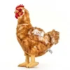 UNI-TOYS® Henne Braun, Stehend - 37 Cm (Höhe) - Plüsch-Vogel, Huhn - Plüschtier Kuscheltiere