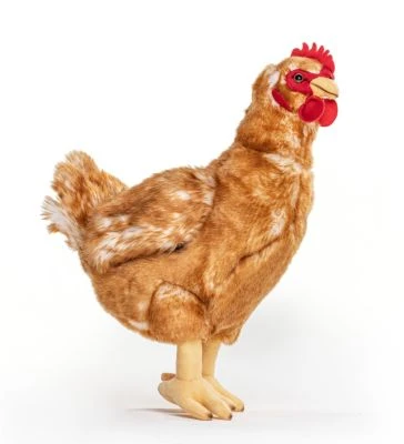 UNI-TOYS® Henne Braun, Stehend - 37 Cm (Höhe) - Plüsch-Vogel, Huhn - Plüschtier Kuscheltiere 2 UNI-TOYS® Henne Braun, Stehend - 37 Cm (Höhe) - Plüsch-Vogel, Huhn - Plüschtier Kuscheltiere – Bild 2