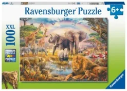 Ravensburger Kinderpuzzle - Afrikanische Savanne - 100 Teile Puzzle Für Kinder Ab 6 Jahren