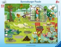 Ravensburger Kinderpuzzle - Unser Garten - 8-17 Teile Rahmenpuzzle Für Kinder Ab 3 Jahren