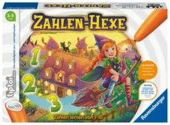 Ravensburger Tiptoi Spiel 00098 Zahlen-Hexe, Zählen Lernen Von 1-10 Für Kinder Ab 3 Jahren