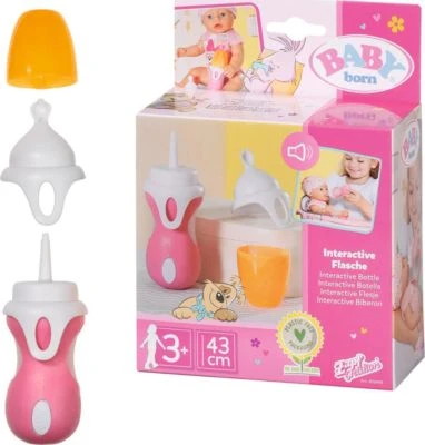 BABY Born® Interaktive Flasche & Löffel 43cm 1 BABY Born® Interaktive Flasche & Löffel 43cm