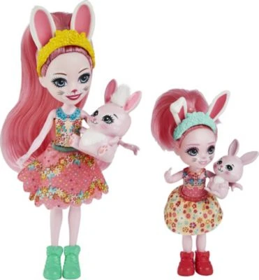 Enchantimals Bree Bunny Und Kleine Schwester (ca. 15 Cm & Ca. 4 Cm) & 2 Tierfiguren 2 Enchantimals Bree Bunny Und Kleine Schwester (ca. 15 Cm & Ca. 4 Cm) & 2 Tierfiguren – Bild 2
