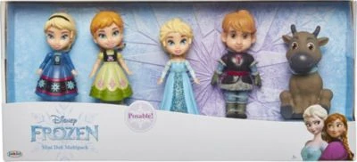 Disney Princess Die Eiskönigin 5er Geschenk Set Minipuppen 7,5cm (Sven, Kristoff, Anna Und 2 X Elsa) 1 Disney Princess Die Eiskönigin 5er Geschenk Set Minipuppen 7,5cm (Sven, Kristoff, Anna Und 2 X Elsa)