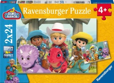 Ravensburger Kinderpuzzle 05588 - Dino Ranch Freundschaft - 2x24 Teile Dino Ranch Puzzle 1 Ravensburger Kinderpuzzle 05588 - Dino Ranch Freundschaft - 2x24 Teile Dino Ranch Puzzle