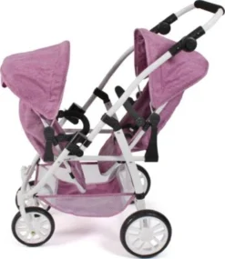 CHIC 2000 Tandem-Buggy Puppenzwillingswagen VARIO, Jeans Pink 7 CHIC 2000 Tandem-Buggy Puppenzwillingswagen VARIO, Jeans Pink -Spielzeugladen 24957566 03
