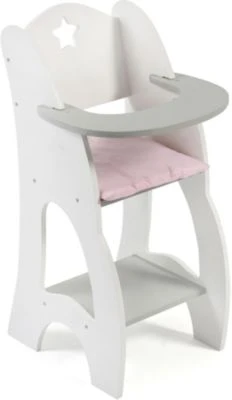 CHIC 2000 Puppen-Hochstuhl, Stars Grau