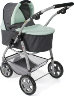 CHIC 2000 Kombi-Puppenwagen 3 In 1 Emotion All In, Melange Anthrazit-mint -Spielzeugladen 24957703 03