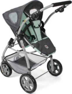CHIC 2000 Kombi-Puppenwagen 3 In 1 Emotion All In, Melange Anthrazit-mint -Spielzeugladen 24957703 04