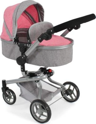 CHIC 2000 Kombi-Puppenwagen YOLO, Melange Pink 1 CHIC 2000 Kombi-Puppenwagen YOLO, Melange Pink