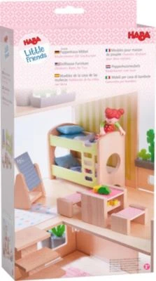 HABA 303836 Little Friends Puppenhaus-Möbel Kinderzimmer Für Geschwister 3 HABA 303836 Little Friends Puppenhaus-Möbel Kinderzimmer Für Geschwister – Bild 3