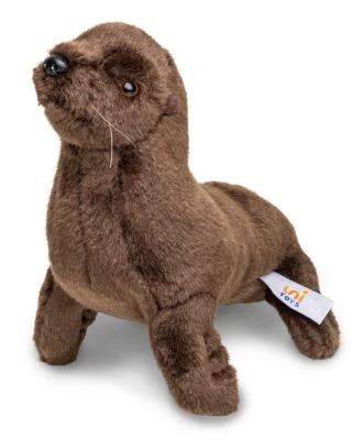 UNI-TOYS® Seelöwe Braun - 22 Cm (Länge) - Plüsch-Robbe - Plüschtier Kuscheltiere 1 UNI-TOYS® Seelöwe Braun - 22 Cm (Länge) - Plüsch-Robbe - Plüschtier Kuscheltiere