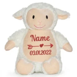 Elefantasie Stofftier Schaf Personalisiert Bestickt