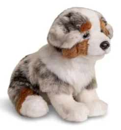 UNI-TOYS® Australischer Schäferhund Welpe, Sitzend (ohne Leine) - 22 Cm (Höhe) - Plüsch-Hund - Plüschtier Kuscheltiere -Spielzeugladen 25199066 03