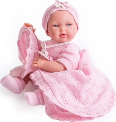 JUAN ANTONIO Munecas Babypuppe Peke Posturitas Mit Decke, 29 Cm 1 JUAN ANTONIO Munecas Babypuppe Peke Posturitas Mit Decke, 29 Cm