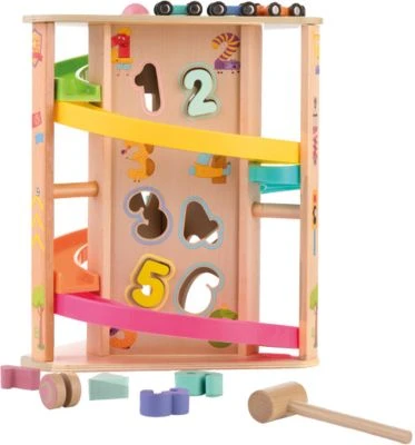 JOHN Kugelbahn Rolli Multifunktion Holz 2 JOHN Kugelbahn Rolli Multifunktion Holz – Bild 2