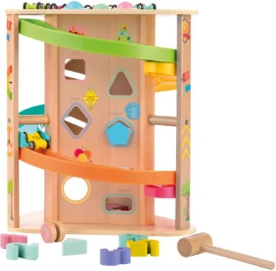 JOHN Kugelbahn Rolli Multifunktion Holz 3 JOHN Kugelbahn Rolli Multifunktion Holz – Bild 3