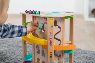 JOHN Kugelbahn Rolli Multifunktion Holz 4 JOHN Kugelbahn Rolli Multifunktion Holz – Bild 4