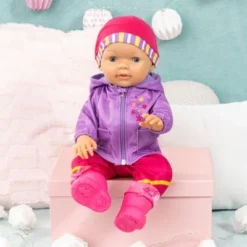 BAYER Puppenkleidung 38-42 Cm, Regenoutfit Rosa/lila 10 BAYER Puppenkleidung 38-42 Cm, Regenoutfit Rosa/lila -Spielzeugladen 25569464 05