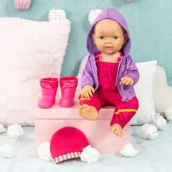 BAYER Puppenkleidung 38-42 Cm, Regenoutfit Rosa/lila 11 BAYER Puppenkleidung 38-42 Cm, Regenoutfit Rosa/lila -Spielzeugladen 25569464 06